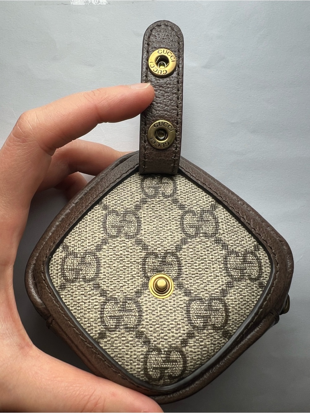 New Gucci GG Ophidia Zipper Key Pouch Case - Picture 4 of 11